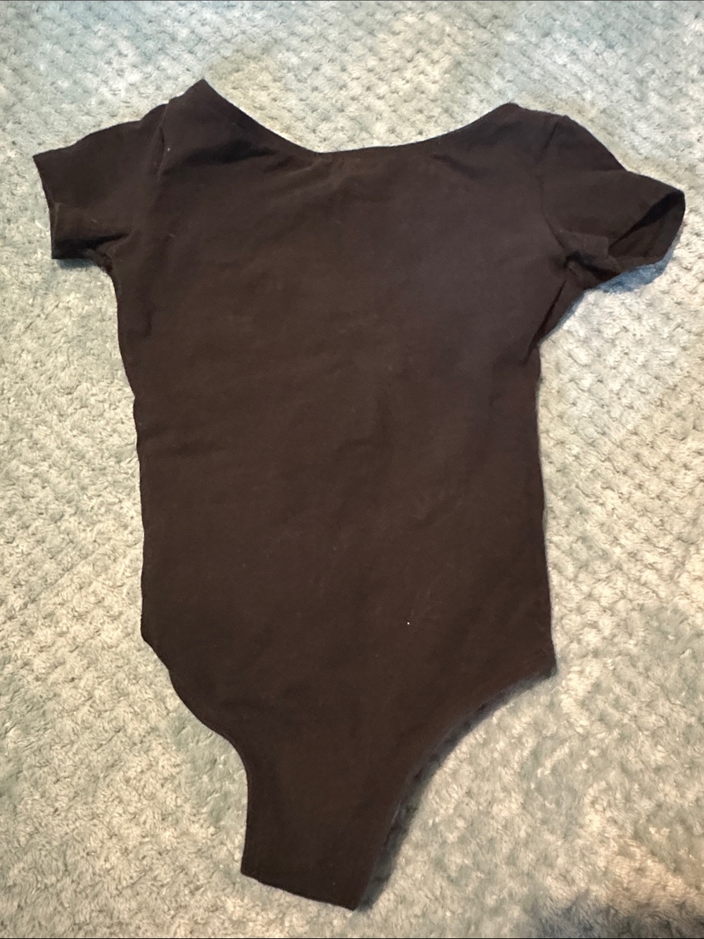 Theatricals Girl’s Black Short Sleeve Leotard